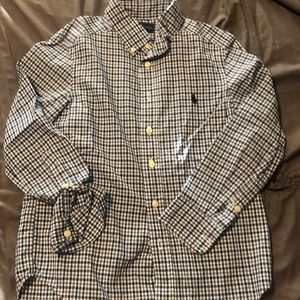 Boys size 8 Ralph Lauren check shirt.
